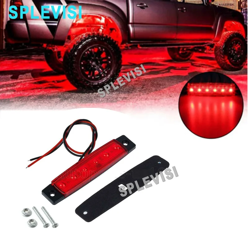 2/4/8/10 Pods Led Rock Lights Underbody Wheel Light Per Jeep Offroad Truck Pick Up Trailer Utv Atv Verde Bianco Rosso Blu