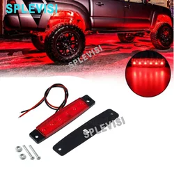 2/4/8/10 Pods LED Rock Lights Underbody Wheel Light for JEEP Offroad Truck Pick Up Trailer UTV ATV Green White Red Blue