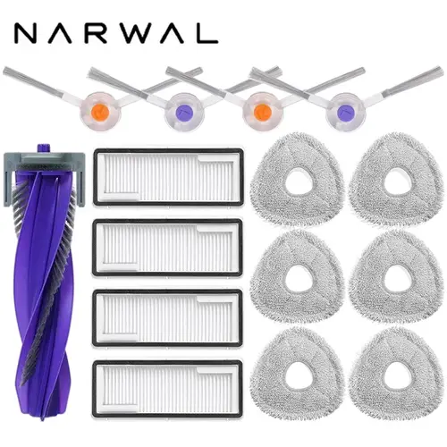 Narwal Freo X Ultra / J4 / J4 Lite Robot Vacuum Spare Parts Main Side Brushes Mop Cloths HEPA Filters Accessories - Image 31