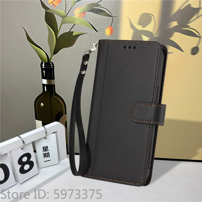 Multi-Functional Leather Wallet Flip Phone Case with Protective Cover