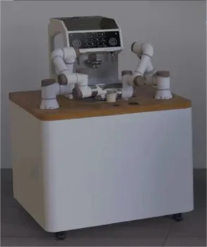 Distributore Automatico di Caffè Robotico Commerciale Personalizzabile con IA, Attrezzatura Self-Service per Barista Umanoide