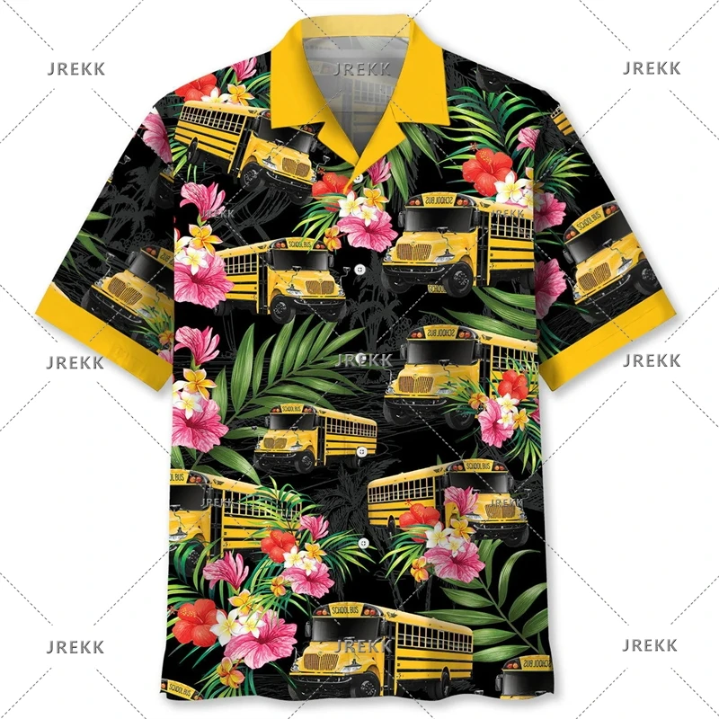 thumbnail image 1 of Camisa hawaiana nueva para hombre, camisa escolar de verano, camisa con solapa de manga corta con estampado 3D, diseño original informal, ropa para hombre, 1 of 4