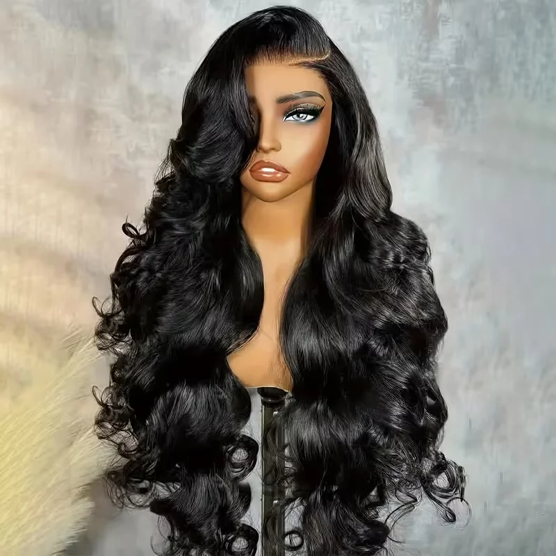 6x4 HD Lace Closure Wigs Human Hair 200 Density Body Wave Glueless Wigs Human Hair Pre Plucked Pre Cut Wear and Go for Women 1