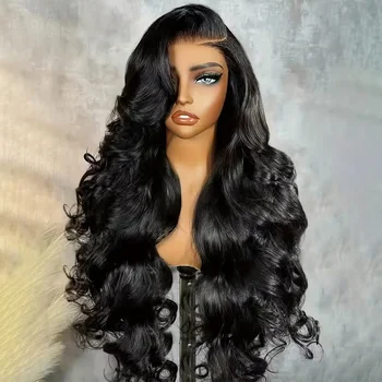 6x4 HD Lace Closure Wigs Human Hair 200 Density Body Wave Glueless Wigs Human Hair Pre Plucked Pre Cut Wear and Go for Women 1