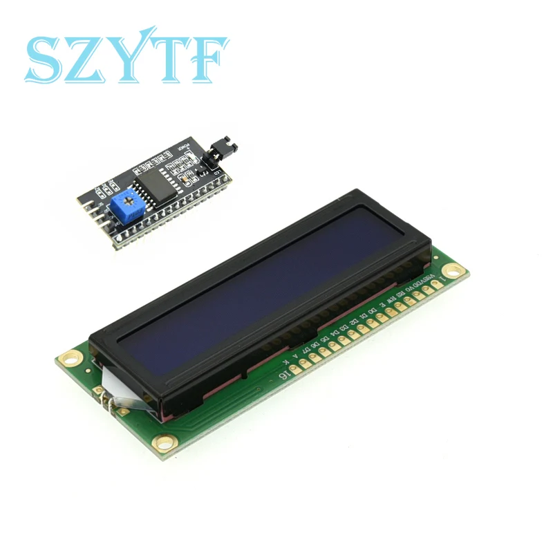 LCD1602 I2C Display Module 5V PCF8574 IIC Adapter Blue Green Screen For Arduino