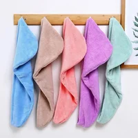 Women Hair Drying Hat Quick-dry Microfiber Hair Towel 3