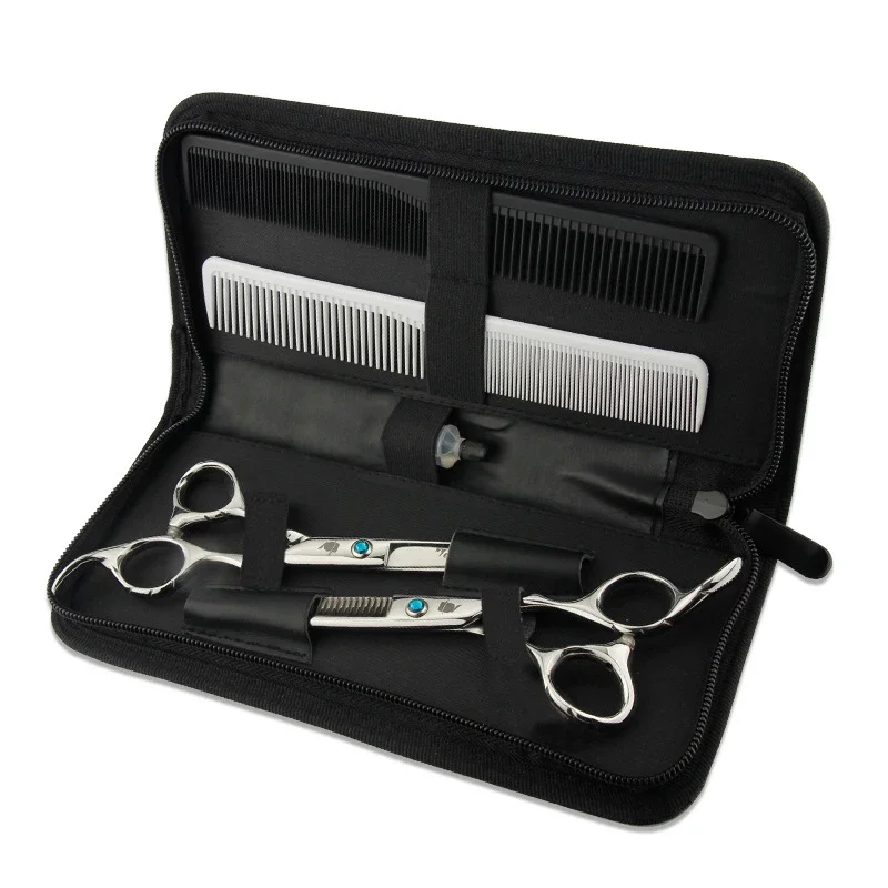 Hair Scissor Bag Clips Comb Case Hairdressing Barber Holster Bags Holder Tool Salon Pouch Holder CasePU Leather Bag tool holder hairdressing tool belt