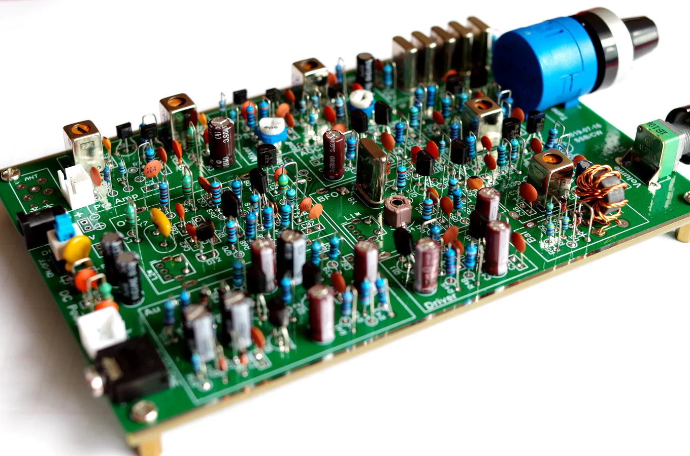 All Discrete Device 40M Band SSB CW Receiver DIY Kit For HAM RADIO Teaching 2