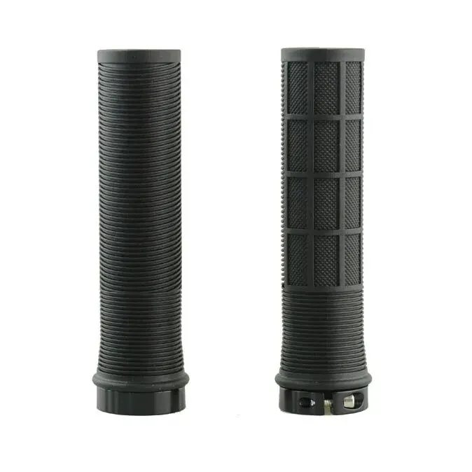 Aluminum Alloy Non-Slip Bicycle Handlebar Grips with Lock-On Design