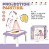 Children's Projection Painting Game Table Sanrio Unicorn Dinosaur Multifunctional Graffiti Drawing Board Game Table Puzzle Toy 6