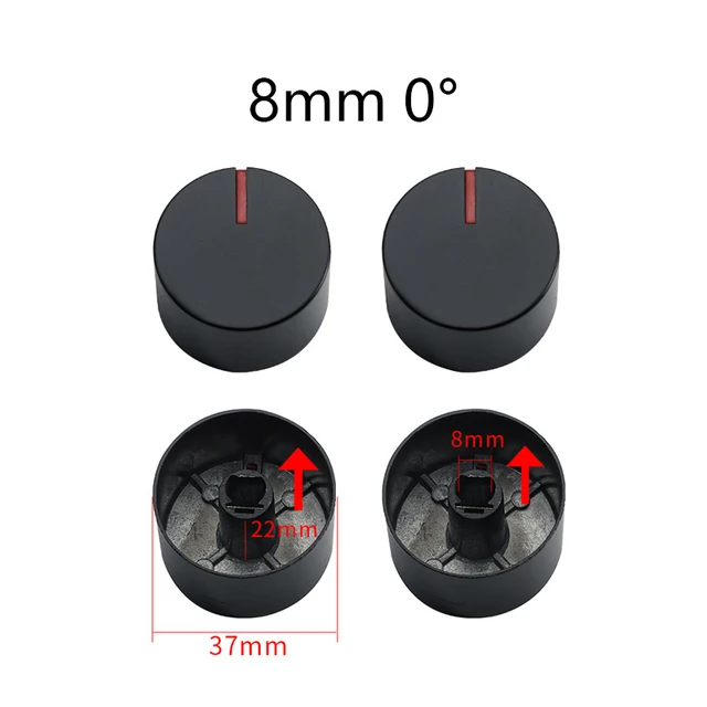 Manopole Ricambio Per Barbecue A Gas - 4 Pezzi Nere, 58mm, Per Fornelli E Forni - Foto 8