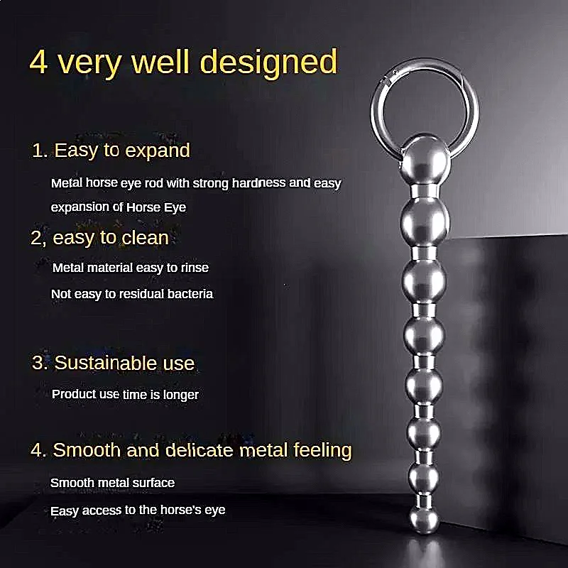 Edelstahl Urethral Perlen Sounding Stab Für Männer_voghion.com