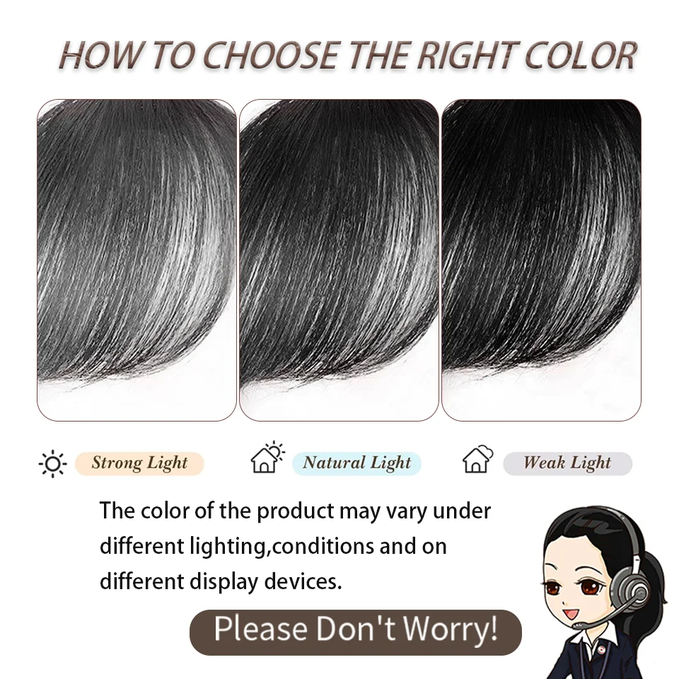 LUPU Synthetic Bangs Wig Hairpin Oblique Side Bangs Natural Forehead Fake Bangs Seamless Thin Head Wig Hair Piecesfor Women