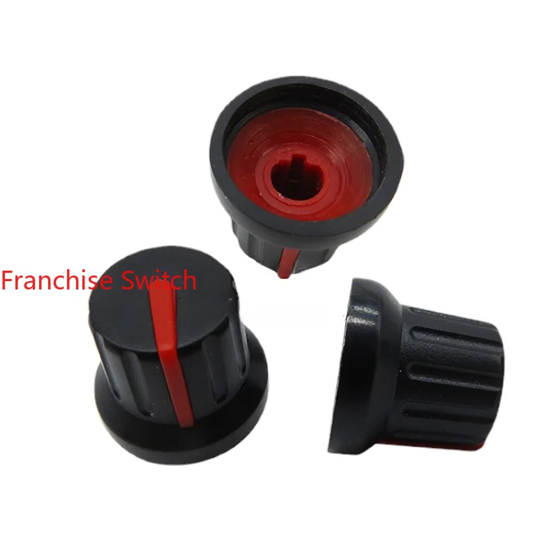 10PCS Small Hole 15mm Plastic Knob With 5MM Shaft Diameter Half  Potentiometer Encoder Inner   5mm цена и фото