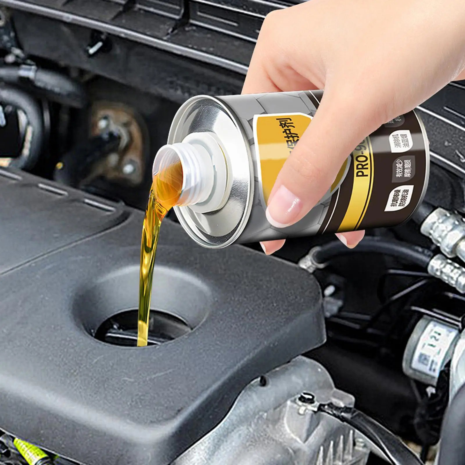 1pc Engine Repair Oil 60ml Friction Modified Car Engine Restoration Agent Vehicle Engine Maintenance Supplies For Cars SUVs
