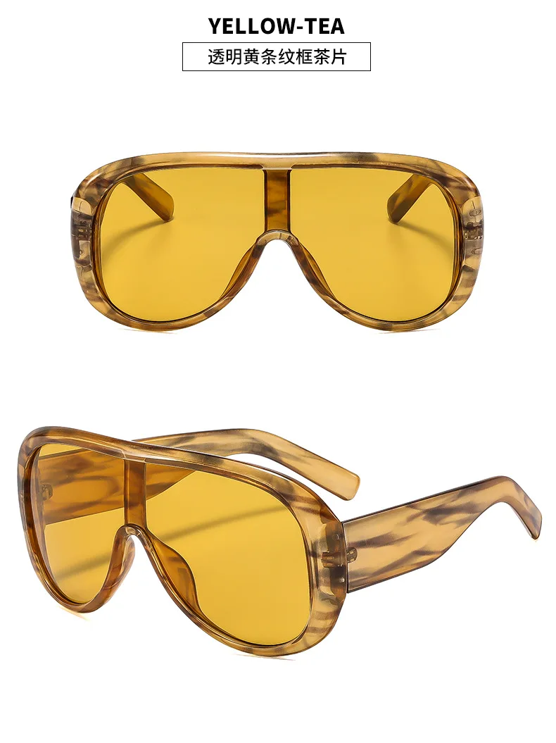 Y2K-Sonnenbrille im One-Piece-Design für Damen, neue modische Leoparden-Farbverlauf-Sonnenbrille, übergroße Sonnenbrille für Damen, sexy Fahrbrille, UV400-Schutz – Detail 13