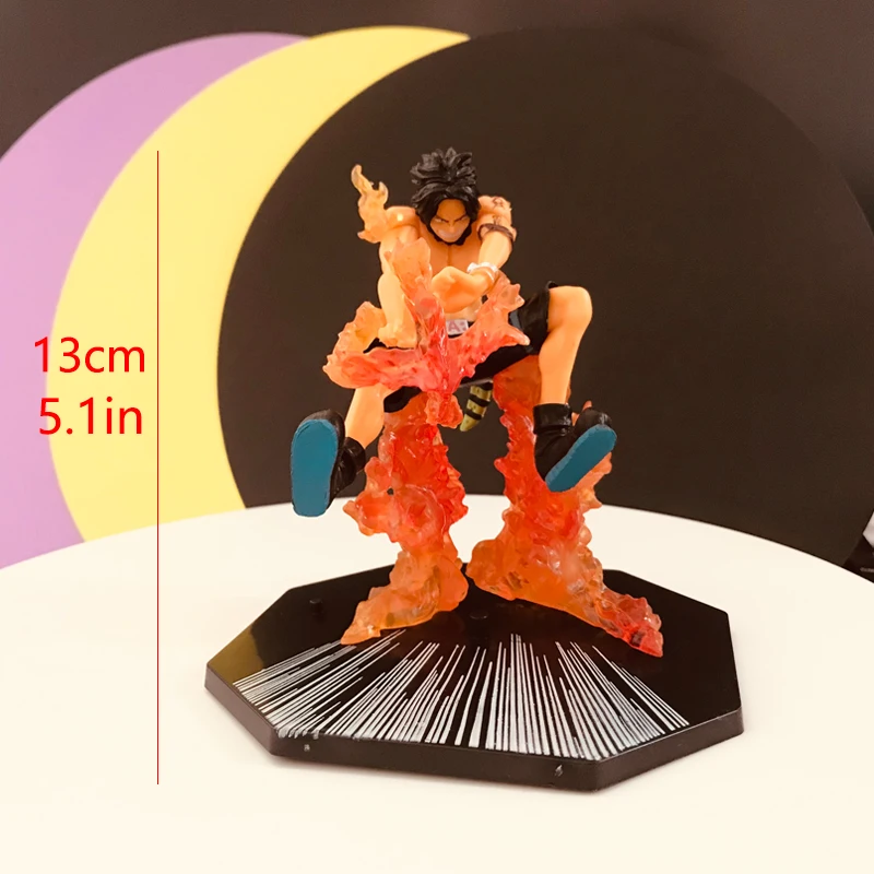 애니메이션 피규어 원피스 루피 포트가스 D · 에이스 로로로노아 조로 액션 피규어, PVC 조각상 컬렉션 모델 장난감, 어린이 선물
