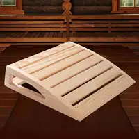 หมอนรองศีรษะสำหรับซาวน่า ทำจากไม้เนื้อแข็ง รองรับคอ สำหรับซาวน่า อุปกรณ์เสริมสำหรับห้องอบไอน้ำ สำหรับวัยรุ่น ชาย วัยเยาว์ เด็กชาย 3