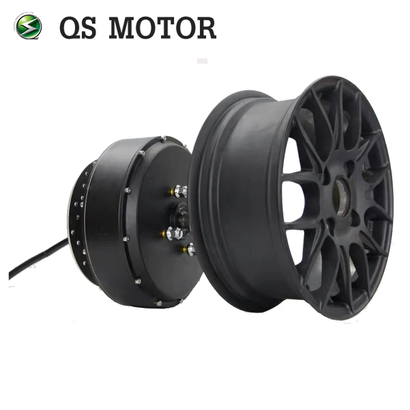 

New Version QS Motor 12*5.0 Inch 260 2000W V4 35H Electric Car Single Shaft Detachable In-Wheel Hub Motor