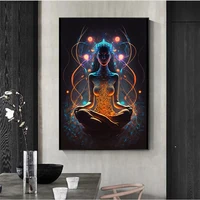 1pc frameless Women From Dmt Realm Graceful Meditation Canvas Posters and Prints Living Room Bedroom Wall Art Home Decor Cuadros - Image 4