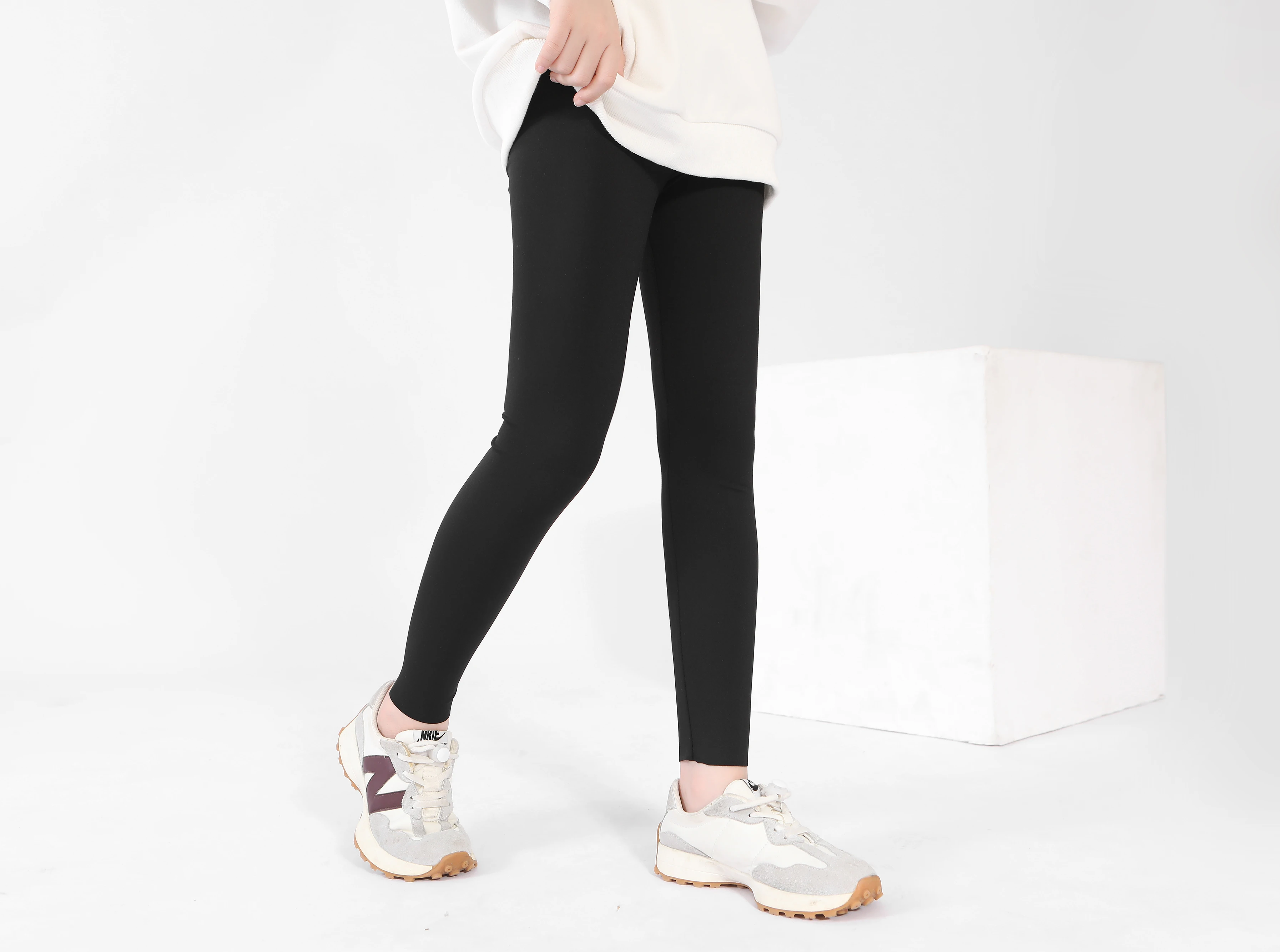 Girls Shark Pants Spring And Autumn Thin Section Baby Wear Casual Cut Sports Pants 4-12 Years Old Children's Elastic Dance