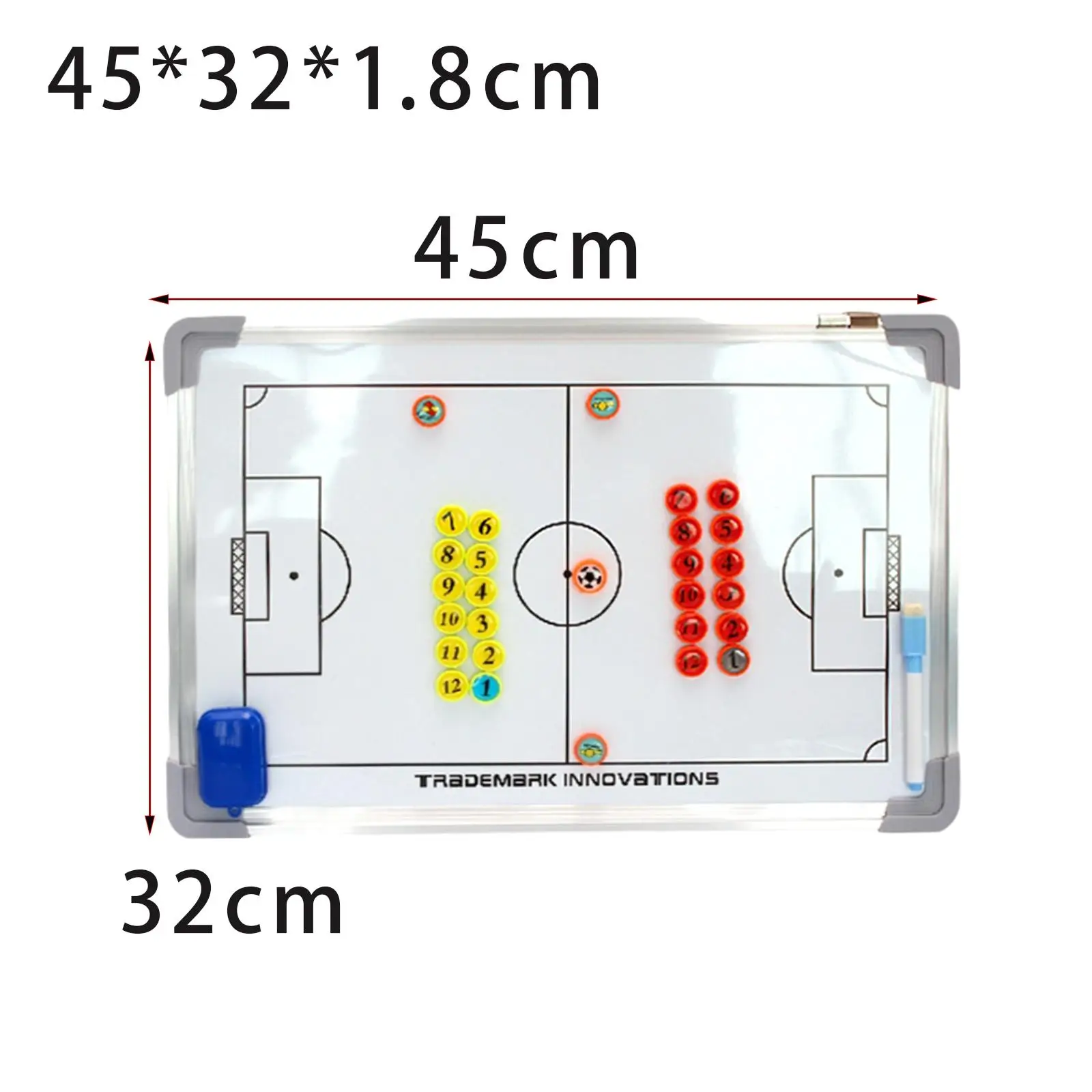 Soccer Coaches Board Portable Magnetic Soccer Whiteboard for Soccer