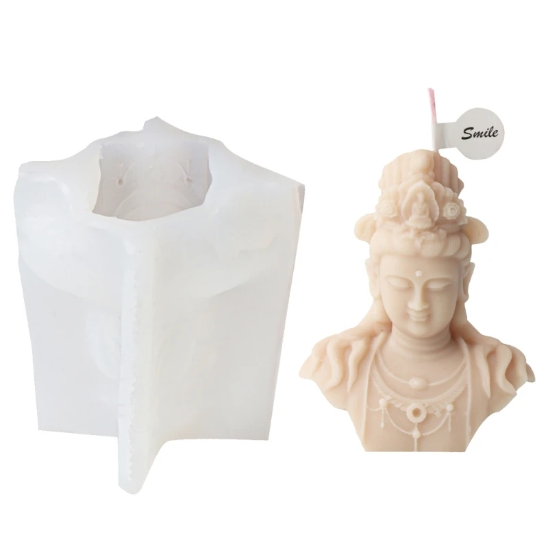 

Silicone Mold Buddhas Statue Plaster Resin Casting Molds Home Decorations