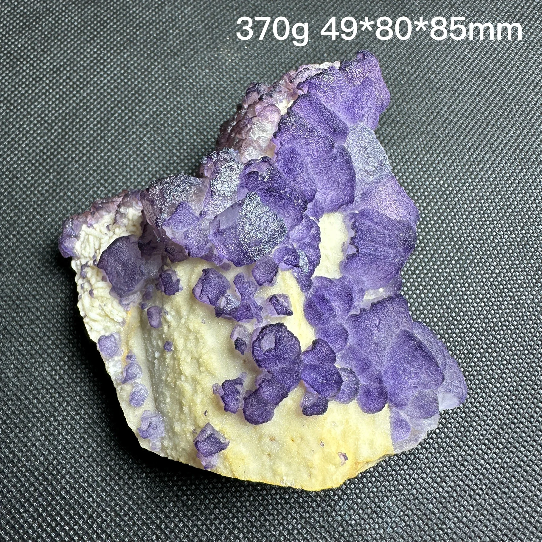 Natural fluorite Guizhou cubic purple fluorite cluster Mineral specimen Crystal quartz cluster healing stone home decoration