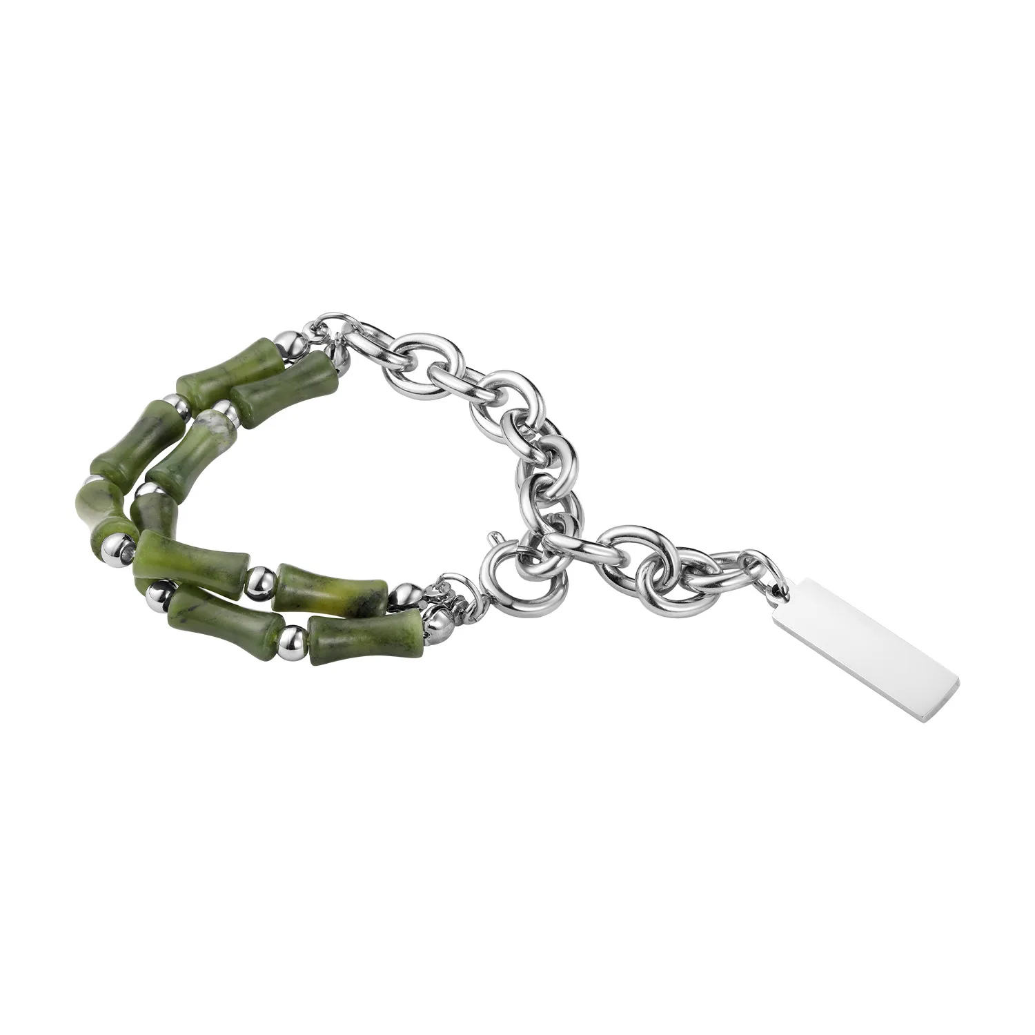 NATURAL STONE BRACELET BLU & MARON