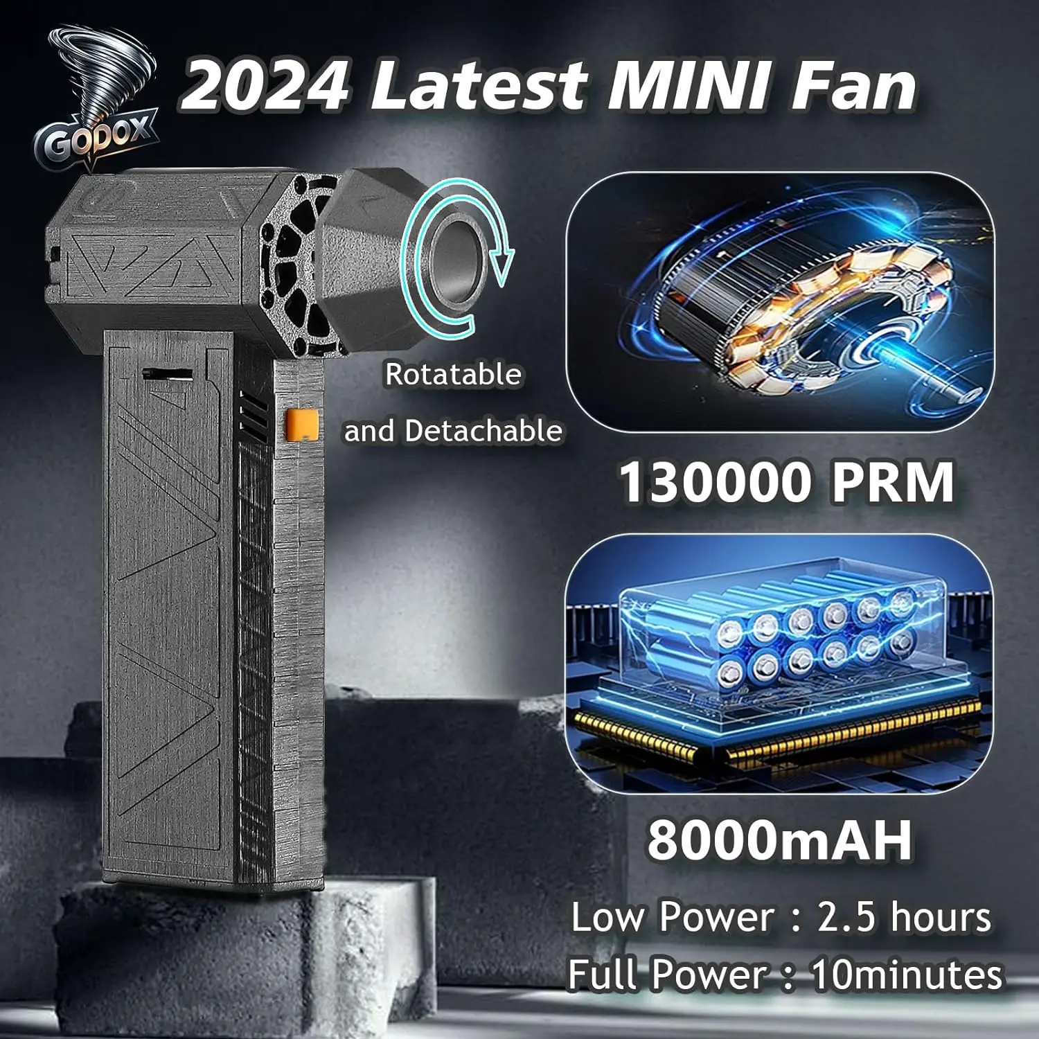 자동차 건조용 제트 선풍기 송풍기, 130000 RPM 휴대용 미니 제트 송풍기, 슈퍼 제트 선풍기, 리프 제설기, 2024 신제품