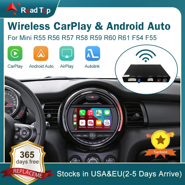 CarPlay Sans Fil Android Auto Pour Mini R55 R56 R57 R58 R59 R60