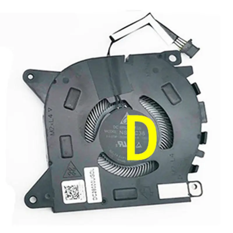 For Dell Alienware X15 R1 Cooling Fan P111F P111F001 RTX30 NS75C39 20L03 NS75C38 20L02 07M2CV 02H5HD 082VD4 0V0G61 laptop Fan