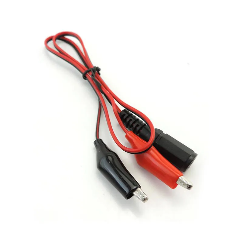 50cm DC 5.5*2.1mm male Female Jack cable Alligator Clips Connector Crocodile Wire cord 12V 3A Power Cable test lead t1