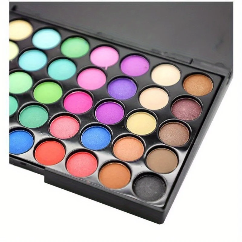 40 Colors Ultimate Eyeshadow Palette Matte & Shimmer Finishes Earth Tones Long-Lasting Smudge Proof Makeup Kit Korea Cosmetics 6
