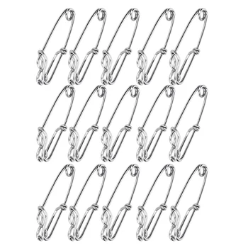 Stainless Steel Tuna Clips Longline Branch Hangers Snap Fishing Accessory Easy On/Off Fishing Tackle Stainless Steel Clips 6