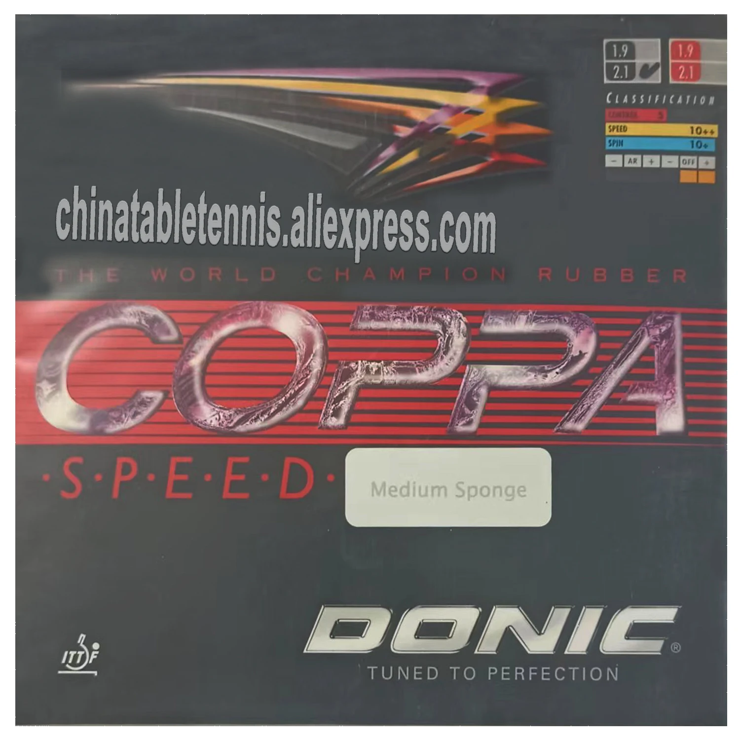 

Резинка Donic COPPA Speed 12071 # с губкой для настольного тенниса