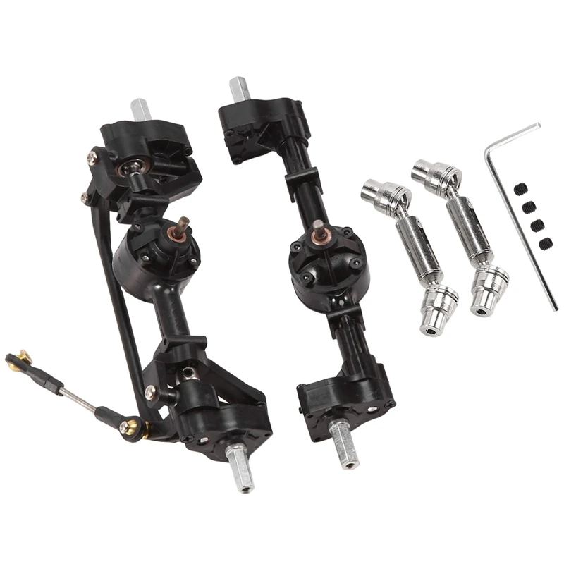 

2Pcs Front And Rear Portal Axle With Metal Drive Shaft For WPL C14 C24 C24-1 C34 C44 B14 B24 1/16 RC Car Upgrade Parts