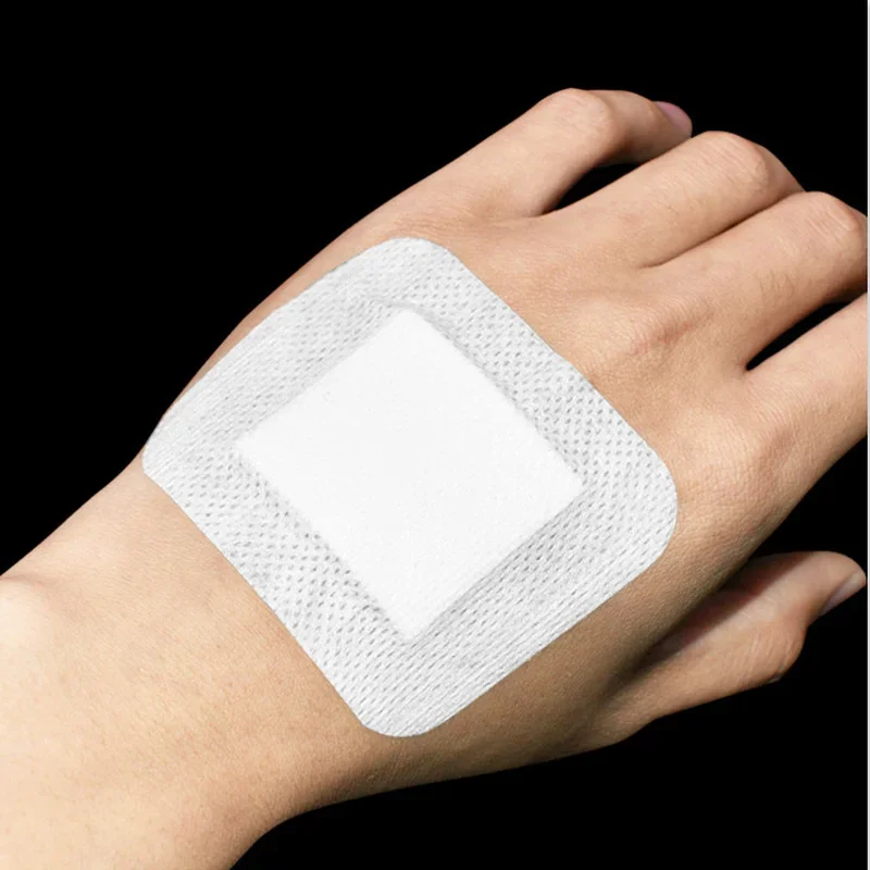 

12/25Pcs 6x7/10cm Breathable Self-adhesive Wound Dressing Band Aid Bandage Large Wound First Aid Wound Hemostasis