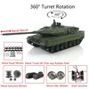 Heng Long 1/16 TK7.0 Leopard2A6 Main Battle RC Tank Model 3889 Barrel Recoil Metal Tracks W/ Rubbers TH17662 5