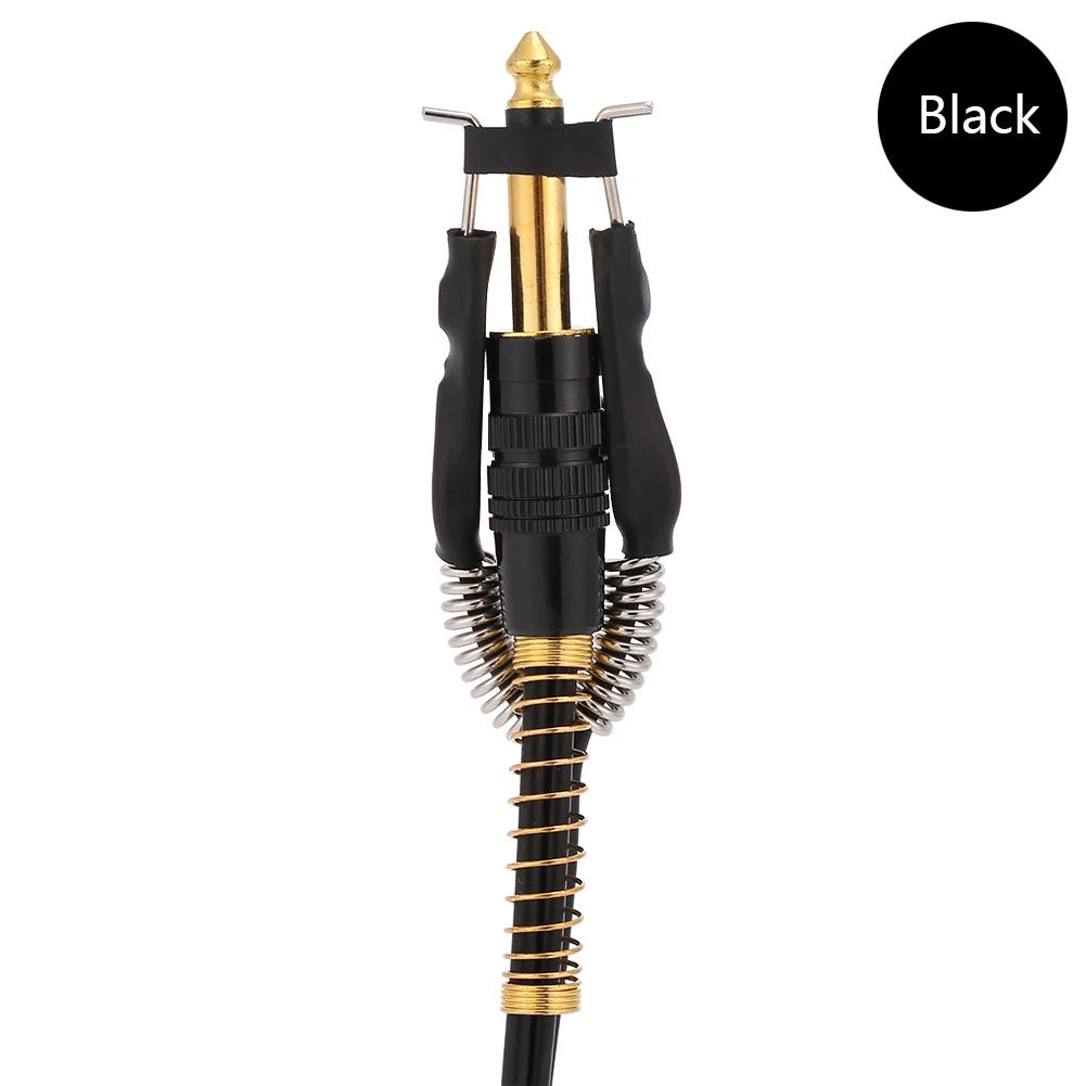 

1pcs 1.8m Multiple Colors Tattoo Clip Hook Soft Silicone Clip Cord Wire Connector Tattoo Machine Switch Power Supply Accessory