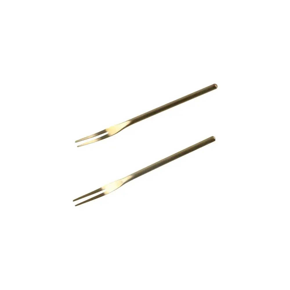 Description Picture 5 of itemThin 1 pcs Long Handle Stainless Steel Household Solid Kitchen Supplies Tableware Utensil Fruit Toothpick Fruit Fork