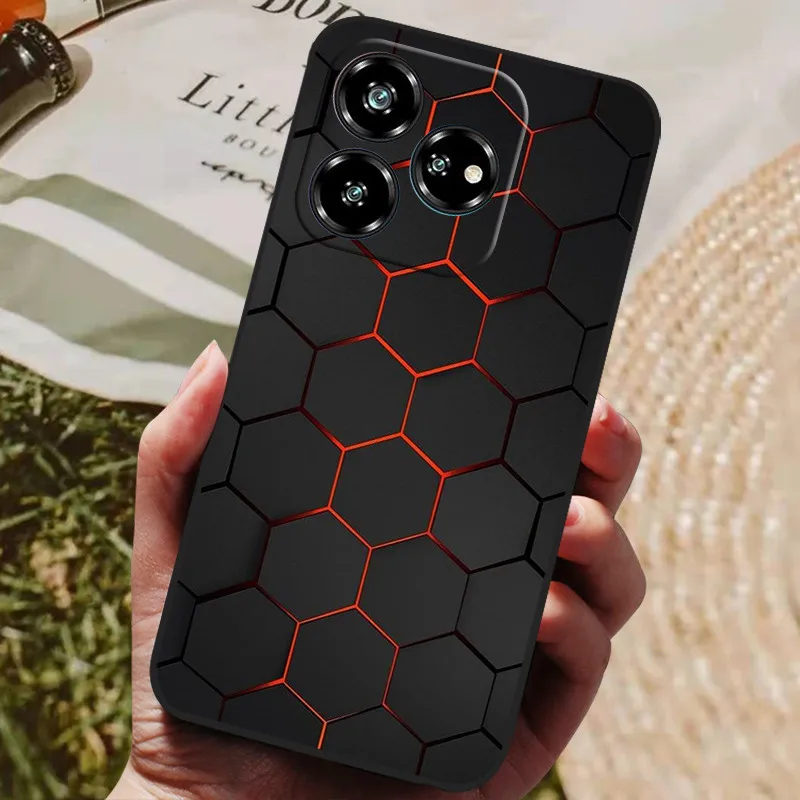 Luxury Painted Silicon Phone Back Cover - Protective Shell Design