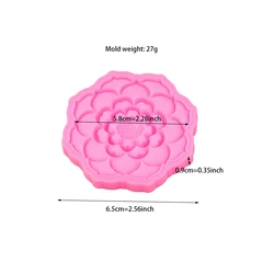 Silicone Floral Molds for Baking, Chocolate, and Sugarcraft Art (1511 Lotus)