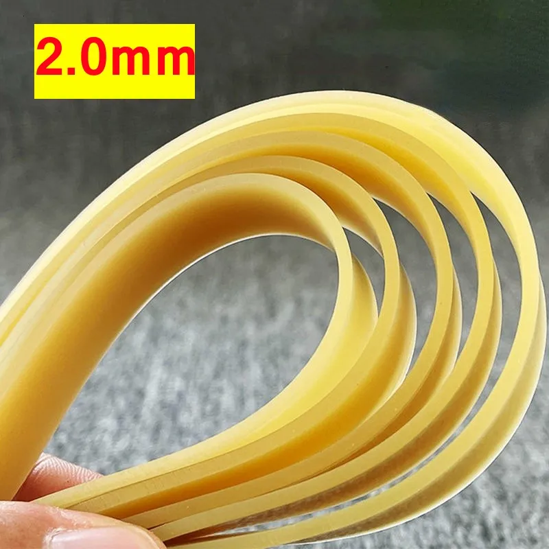 Elastici Per Fionda In Lattice 2mm - 10 Pezzi Fasce Elastiche Caccia Ricambio