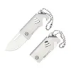 1PC Mini Folding Knife Steel Portable Camping Survival Knife Pocket Folding Knife Self-defense Keyknife Keychain Pendant 1