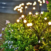 6/8/10 LED Solar Garden Light Powered Firefly Light Outdoor Waterproof Garden Decorative Landscape Light Fireworks Lawn Light 2