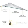 UPF 50+ Height Adjustable Chair Umbrella with Universal Clamp for Beach Chair,Golf Cart,Wheelchair,Stroller,Bleacher,Patioe 3