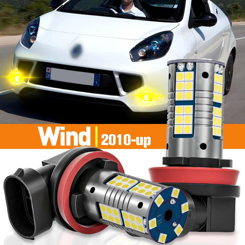 

2pcs LED Fog Light For Renault Wind 2010 2011 2012 Accessories Canbus Lamp
