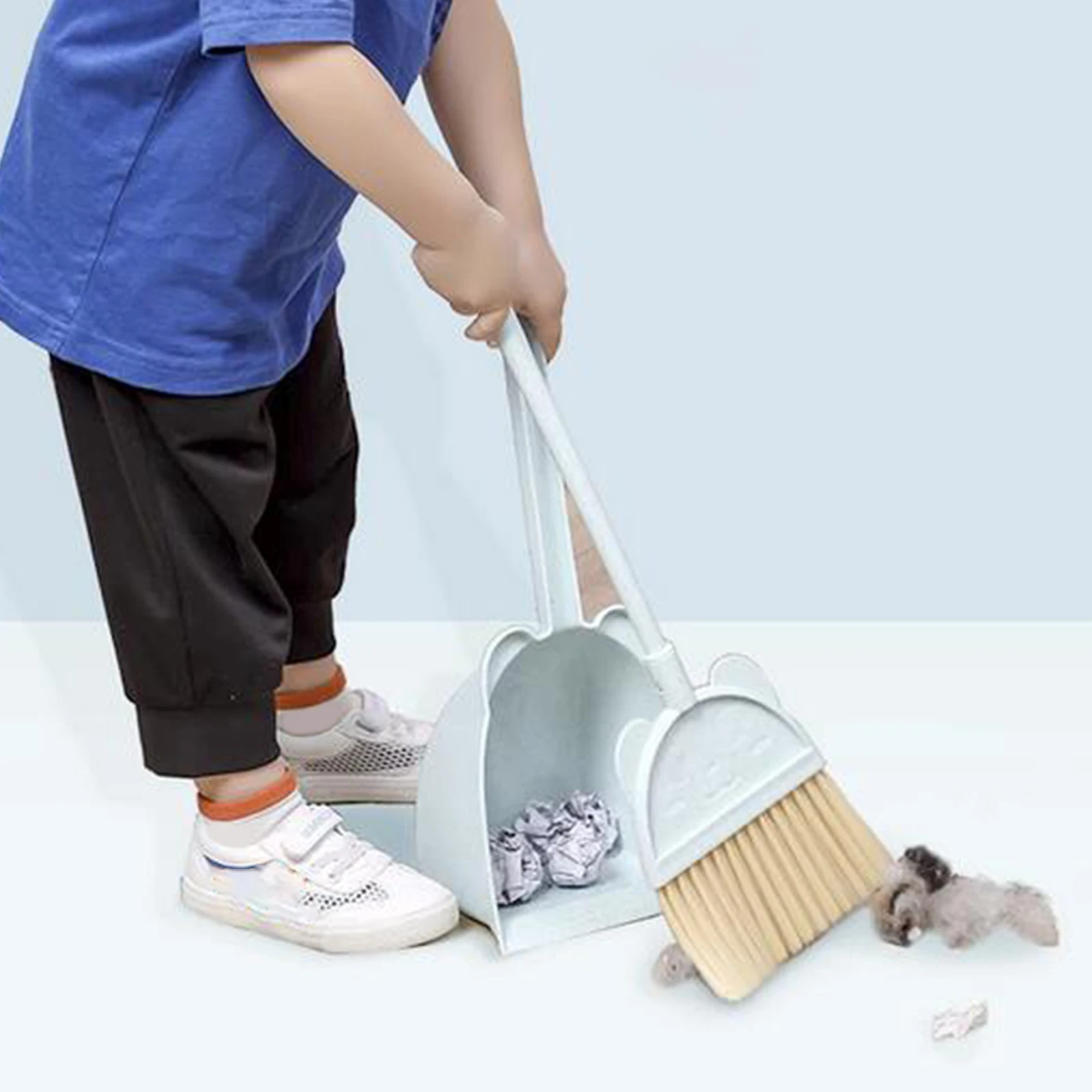 Kids Broom and Dustpan Set Household Mini Cleaning Set Little Housekeeping Play Set Playhous for Kids 3+ Years oldBirthday Gifts 5