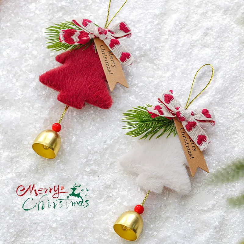 New Christmas Tree Hanging Bell Decorative Doorbell Christmas Wind Chime Gift Suitable for Home Decoration Holiday Decoration